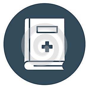 Medical Book Isolated Vector icon which can be easily modified or edit