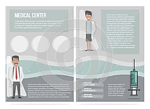 Medical Brochure Design Template.