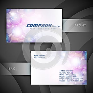 Medical business cards or visiting card.