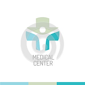 Medical center logo template