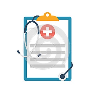 Medical clipboard Illustration