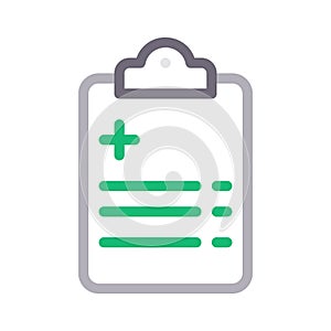 Medical colour line vector icon