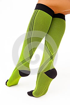 Medical Compression Stockings for varicose veins and venouse therapy. Compression Hosiery.