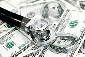 Medical concept - stethoscope