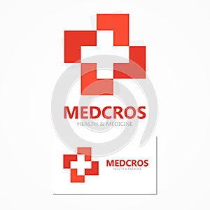 Medical cross logo or icon