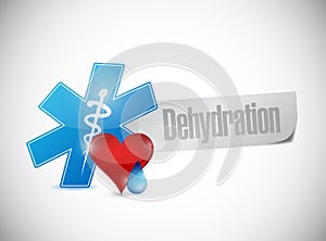 medical dehydration sign illustration photo