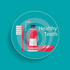 Medical dental background design. Vector illustration.