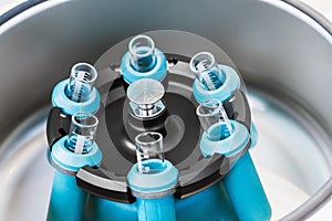 Medical device centrifuge for mixing in the laboratory