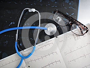 Medical diagnostic tools concept examination