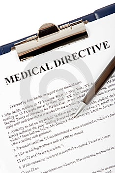 Medical directive document