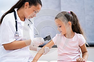 Medical Doctor Examining Child Doctor