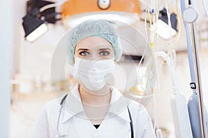 Medical Doctor Standing in Surgery Room