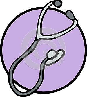 Medical doctor stethoscope vector illustration