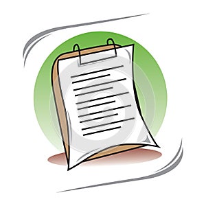 medical document. Vector illustration decorative design