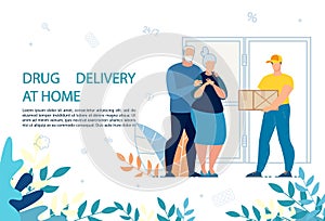 Medical Drugs Delivery at Home Service Advert