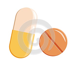 Medical Drugs icon. Medicine pill helthcare concept. Pharmacy ca