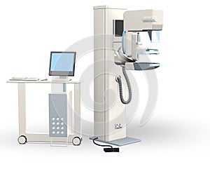 Medical equipment for breast examination, mammography