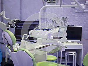 Medical equipment for dentistry. Medicine, stomatology, dental clinic office