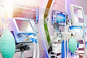 Medical equipment at exhibition