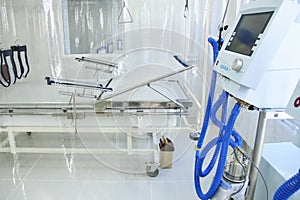 Medical equipment in a hospital.