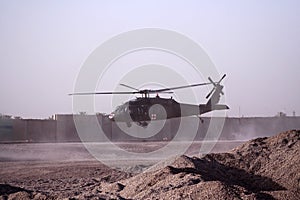 Medical Evacuation Helicopter in Iraq