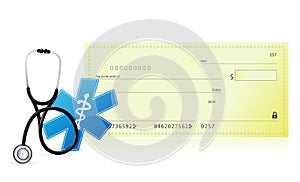 Medical expenses concept