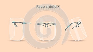 Medical face mask or shield