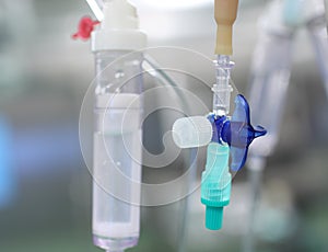 Medical faucet for infusion of fluid