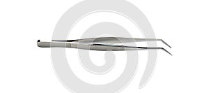 Medical forceps isolated