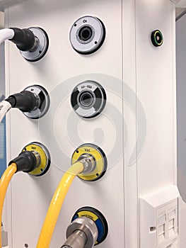 Medical gas supply connectors - to piped gas lines. photo