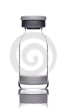 Medical glass ampoule bottle with powder