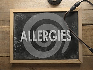 Medical and Health Care Concept, Allergies