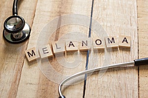 Medical and Health Care Concept, Cancer Melanoma