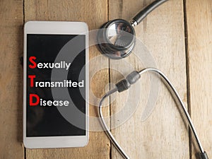 Medical and Health Care Concept, STD Sexually Transmitted Disease