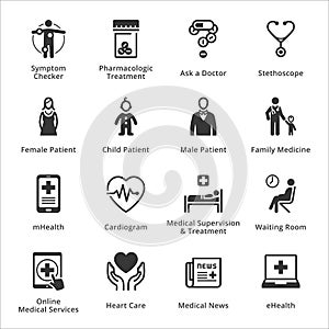 Medical & Health Care Icons - Set 2