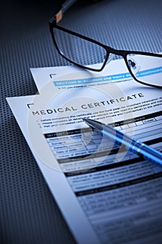 Medical Health Certificate Form