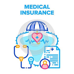 Medical Health Insurance Vector Concept Color