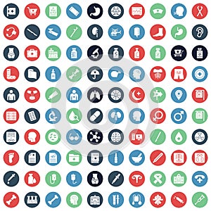 Medical and Health Vector icons Set fully 