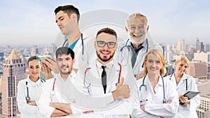 Medical and healthcare doctor people group.