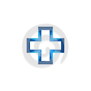 medical , healthcare logo for your practice. cross / plus logo Ideas. Inspiration logo design. Template Vector Illustration.