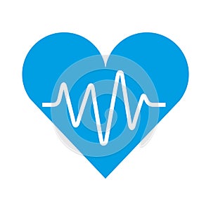 Medical heart beat pulse rhythm cardio