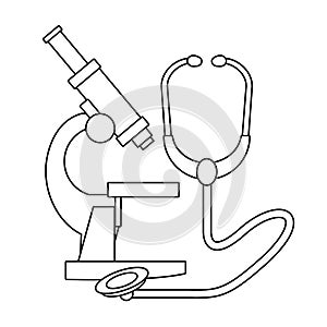 Medical heatlh medicine care cartoon in black and white