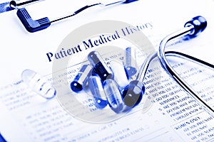 Medical history document