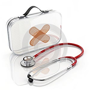 Medical Icon 3D Rendering photo
