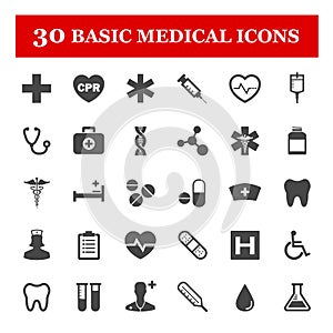 Medical icon set