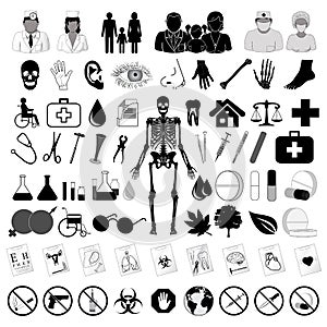 Medical icons, eps10