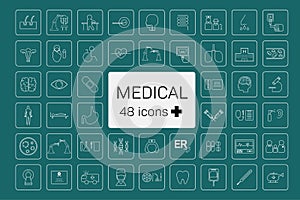 48 Medical icons