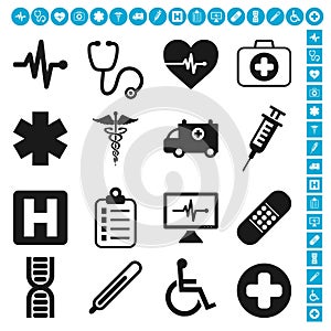 Medical icons vector set