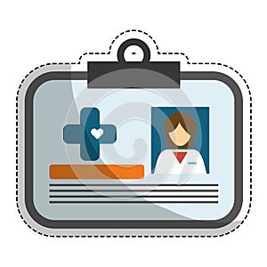 Medical id card icon image