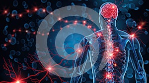 Nervous System Affected by Multiple Sclerosis photo